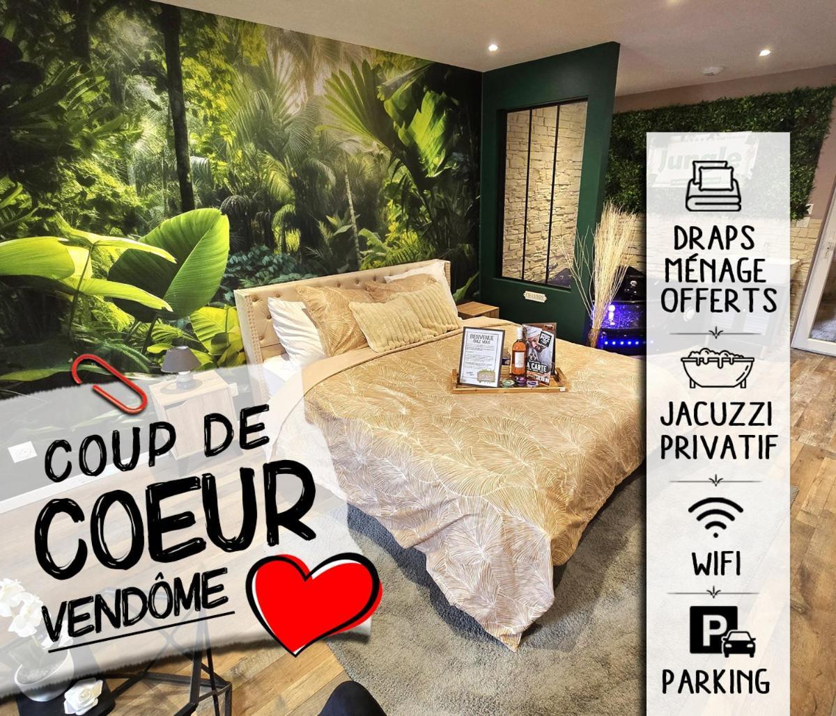Appartement Chambre Cosy - Jacuzzi - Little Room Vendôme Екстериор снимка